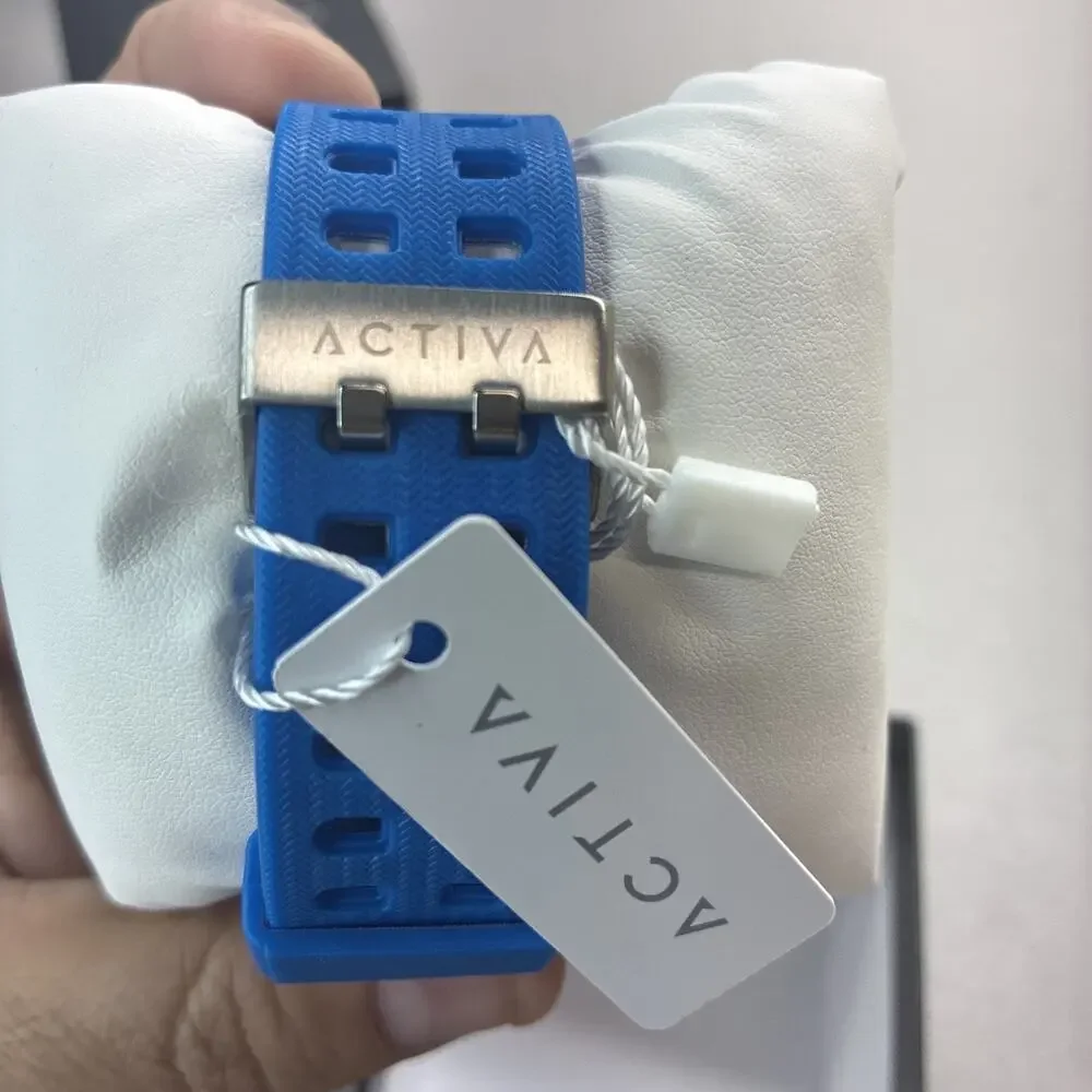 Activa X Invicta Men's Digital Sports Watch Blue White 56mm ACW8020-009